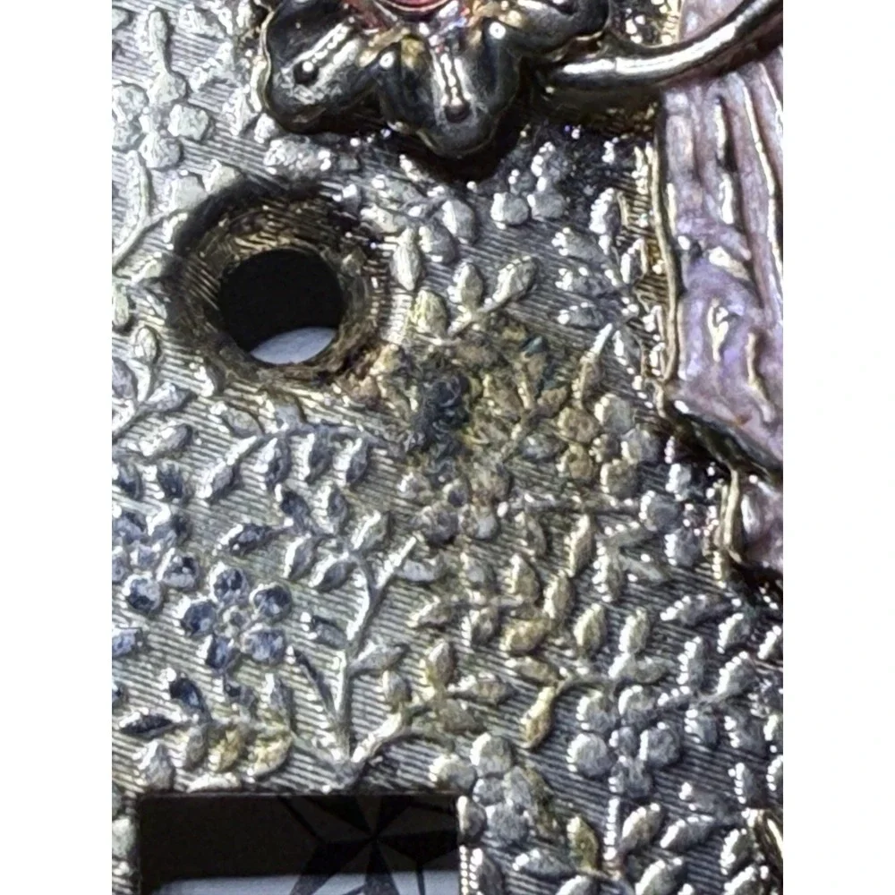 Kirks Folly Outlet Cover Fairy Gold Tone Fairies Nymph Sprite Floral Home Decor